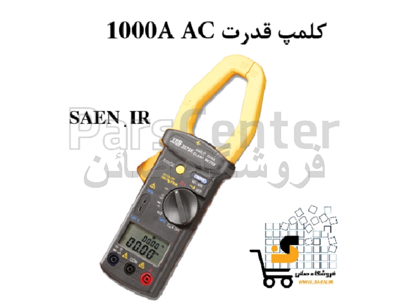 آمپرمتر قدرتی ,مدل TES3079K ساخت کمپانی TES تایوان محصولات آمپر متر