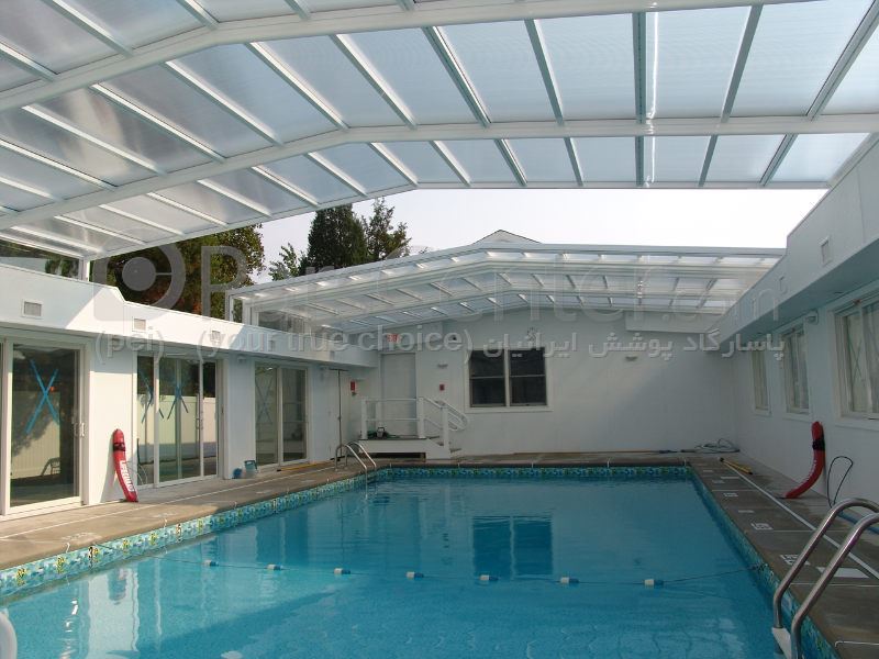 pool enclosures Animated models roof- استخر شنای مدل سقف متحرک ...