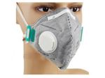 ماسک تنفسی ایمنی سوپاپ دار سفید و کربن فعال 3MAX FFP3