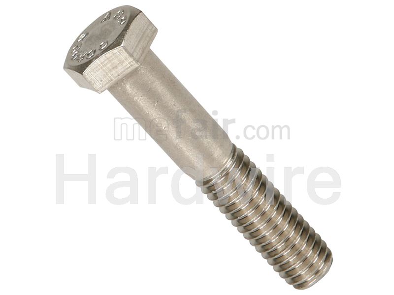 M12 stainless steel hex bolt