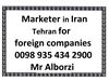 Marketer in Iran , marketing the products by a professional marketer