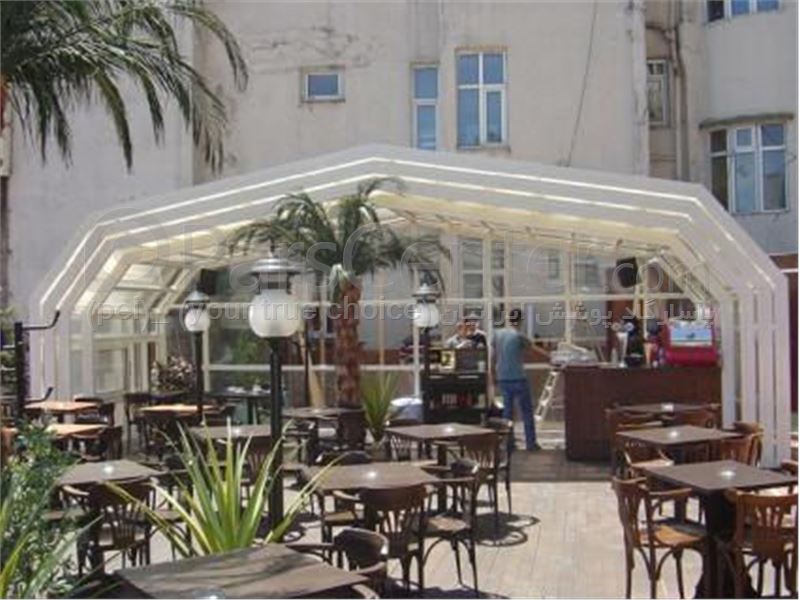 سیستم پوشش سقف متحرک رستوران