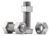 Low Carbon Steel hex bolt and nut