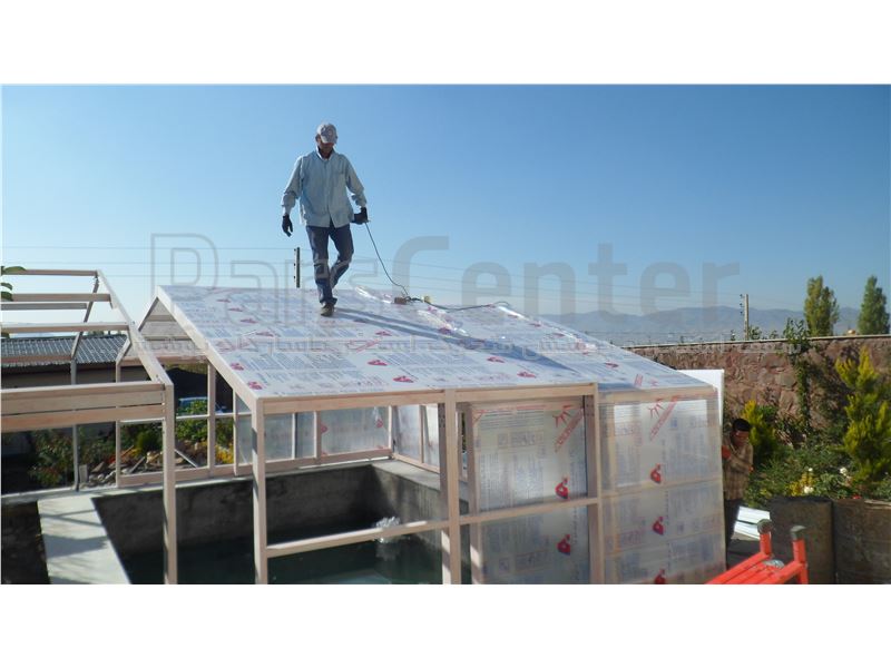 پوشش متحرک  سقف استخر شناء - دماوند - آیینه ورزان