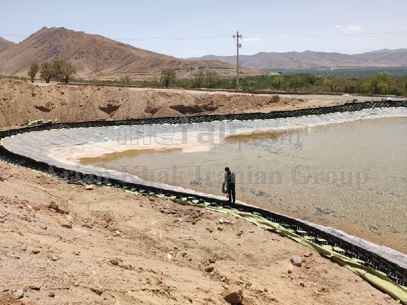 Project: Construction of artificial lake with geomembrane