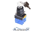 سلکتور سوییچ دار دوطرفه 1-0-2 کوینو NS22-K3-1A01A