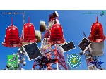 چراغ دکل خورشیدی CL440-55,چراغ دکل سولار, جراغ دکل خورشیدی آسیا سولار