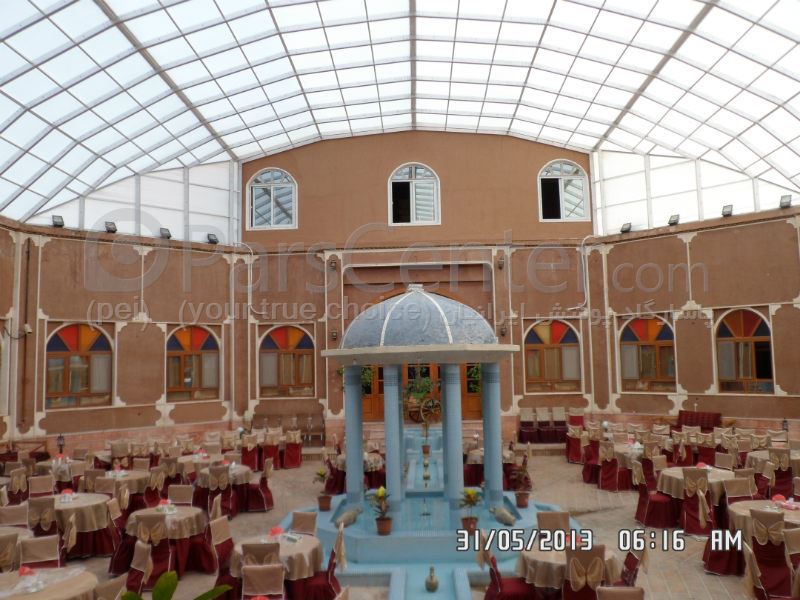سیستم پوشش سقف ثابت رستوران سنتی هتل سه ستاره عماد نظام شهر فردوس ...