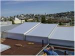 Building skylight _ نورگیر سقف متحرک تجاری
