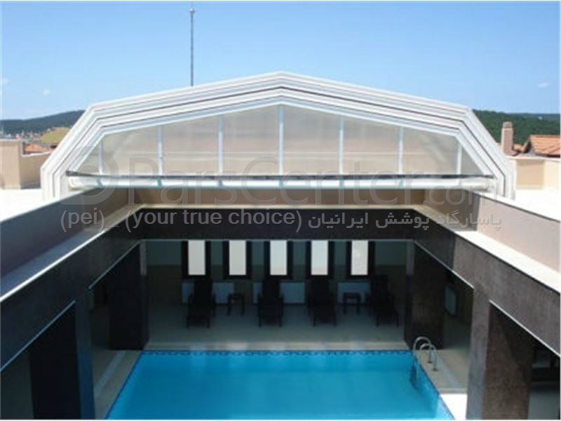 pool enclosures Animated models roof- استخر شنای مدل سقف متحرک ...