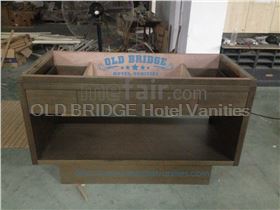 hotel vanity kit with wood legs