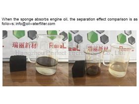Heavy Oil Sorbent Sponge