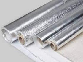 Foil fiber ceramic fabric