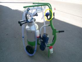 Sheep two unit milking machine