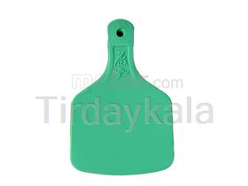 Cow large ear tag one piece Yellow