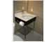 Stainless Steel Double Vanity Sink Base