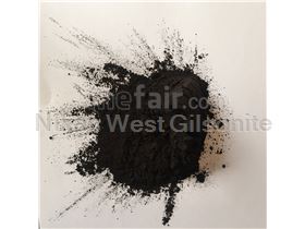 Granulated Gilsonite with a diameter of 30 to 40 meshes.