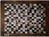 cowhide patchwork rug