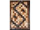 cowhide patchwork rug