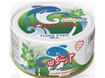 Canned tuna flavored with aromatic herbs (Dill)