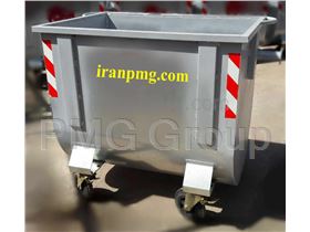 1100-liter metal bucket Trash Street