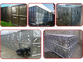 Sectional water tanks