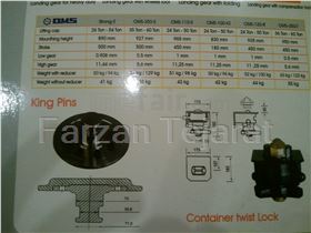 King Pins and Container twist Lock