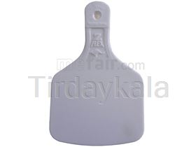 Cow large ear tag one piece Green