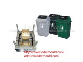 DDW Outdoor Using Plastic Trash Bin Mold Plastic Trash Can Mold