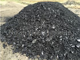 Gilsonite lump with ash percentage between Zero and 25