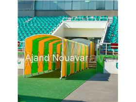 players exit tunnel Ajand Nouavar