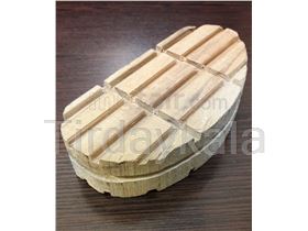Wooden hoof blocks for cow