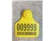 Cow ear tag laser printed