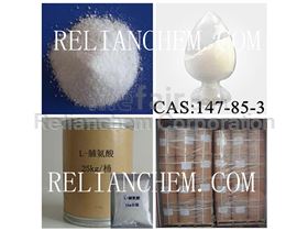 Food Additives/Pharmaceutical intermediates:L-proline CAS:147-85-3