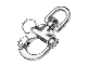 Stainless steel 316 swivel snap shackle