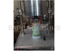 Semi-automatic cap sealing machine