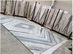 Crystal Grey Marble (Book Match)
